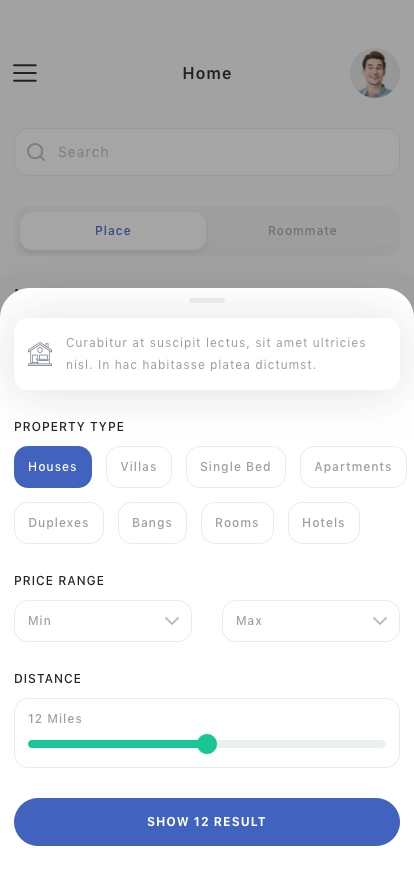 Home Rental Mobile App UI Kit - Screenshot 2
