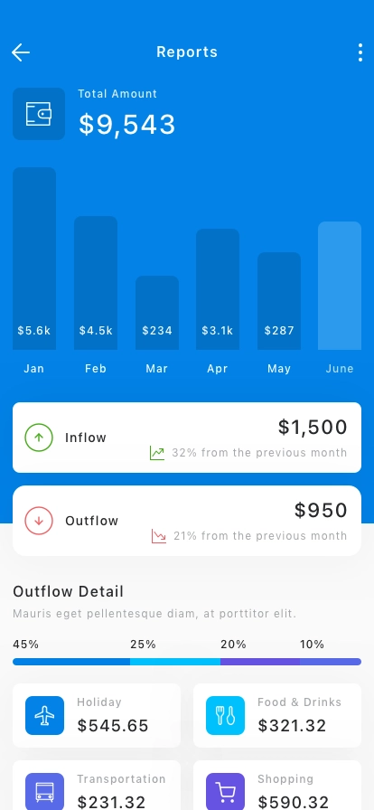 Expense Manager Mobile App UI Kit - Screenshot 5