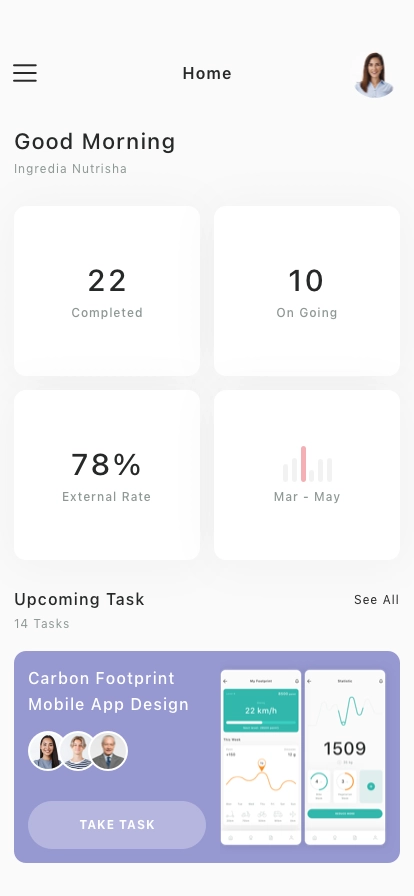 Task Planner Mobile App UI Kit - Screenshot 2