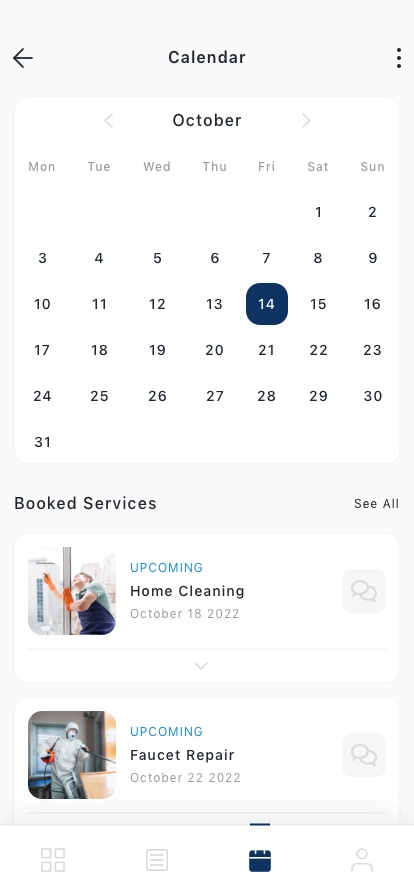 House Clean Mobile App UI Kit - Screenshot 4