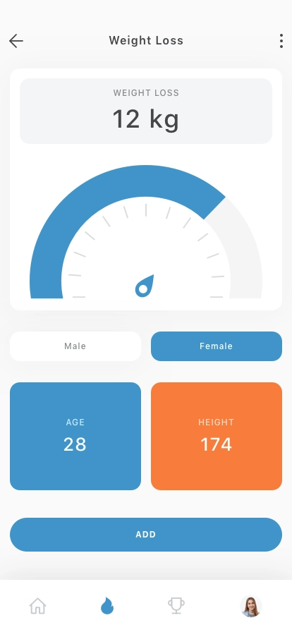 Fitness & Workout Mobile App UI Kit - Screenshot 3