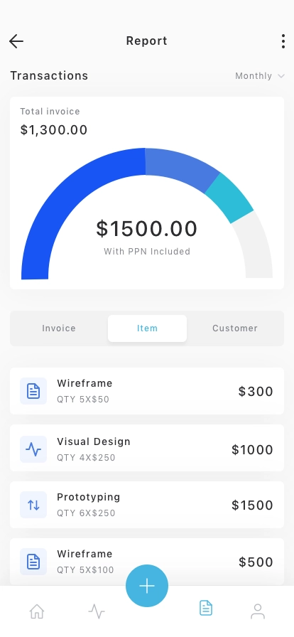 Invoice Management Mobile App UI Kit - Screenshot 4