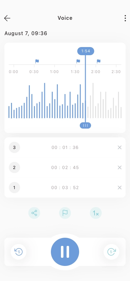 Voice Recorder Mobile App UI Kit - Screenshot 5