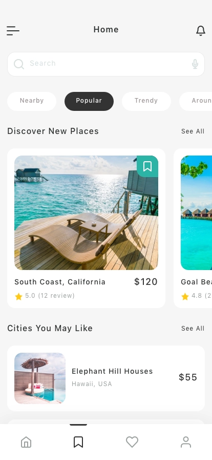 AI Travel Search Mobile App UI Kit - Screenshot 4