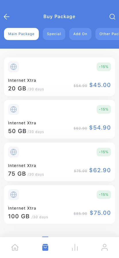 Internet Provider Mobile App UI Kit - Screenshot 3
