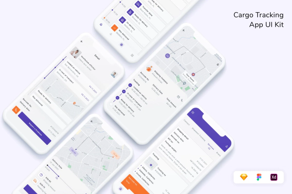 Cargo Tracking App UI Kit