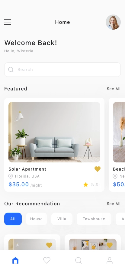 Real Estate Mobile App UI Kit - Screenshot 1