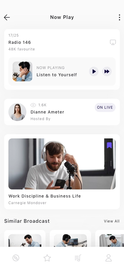 Podcast Mobile App UI Kit - Screenshot 4