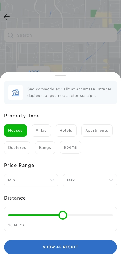 Property Rental App UI Kit - Screenshot 3