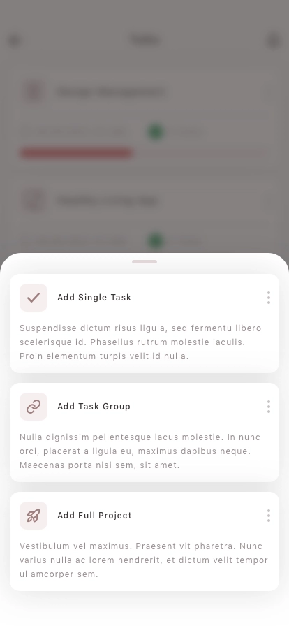 ToDo List Mobile App UI Kit - Screenshot 4