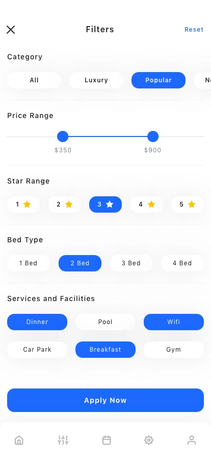 Hotel Booking & Reservation App UI Kit - Screenshot 13
