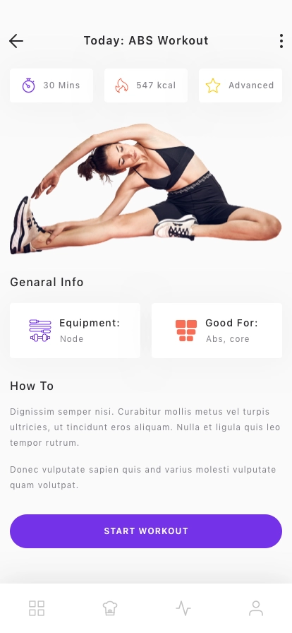 Health & Sport App UI Kit - Screenshot 3