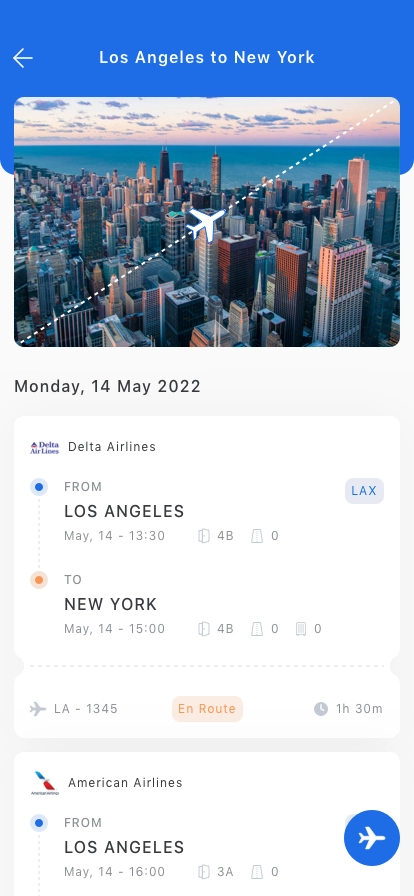 Flight Ticket App UI Kit - Screenshot 3