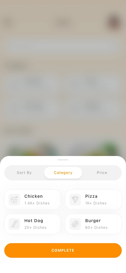 Food Ordering Mobile App UI Kit - Screenshot 3