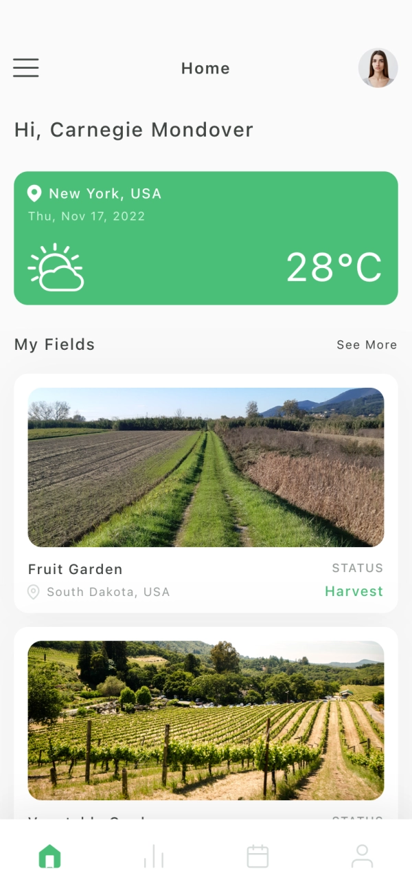 Farms & Agriculture Mobile App UI Kit - Screenshot 1