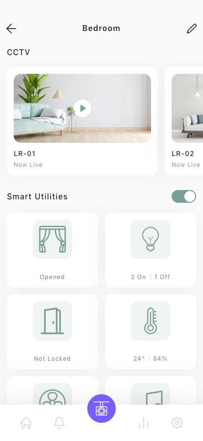 Home Automation Mobile App UI Kit - Screenshot 3