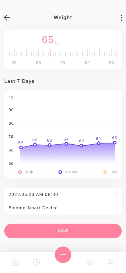 Blood Sugar & Insulin Tracker Mobile App UI Kit - Screenshot 2