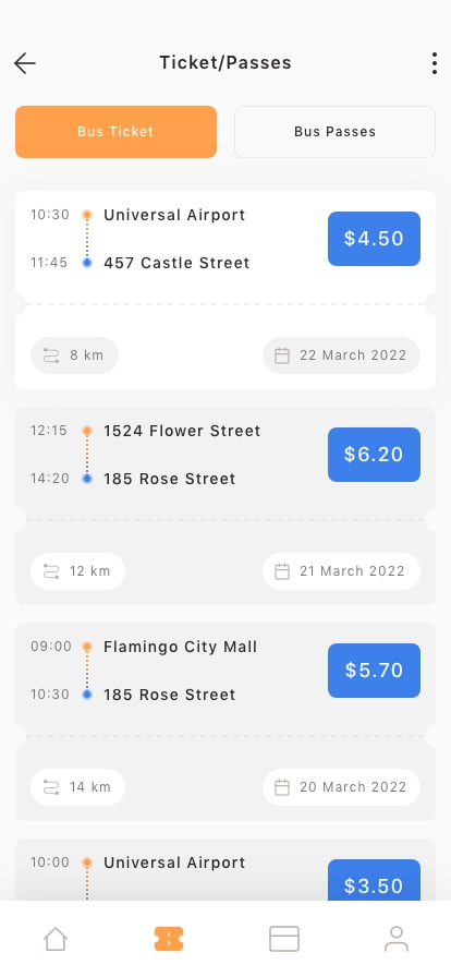 Bus Station & Ticket App UI Kit - Screenshot 1