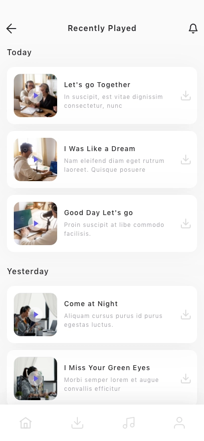 Podcast Mobile App UI Kit - Screenshot 4