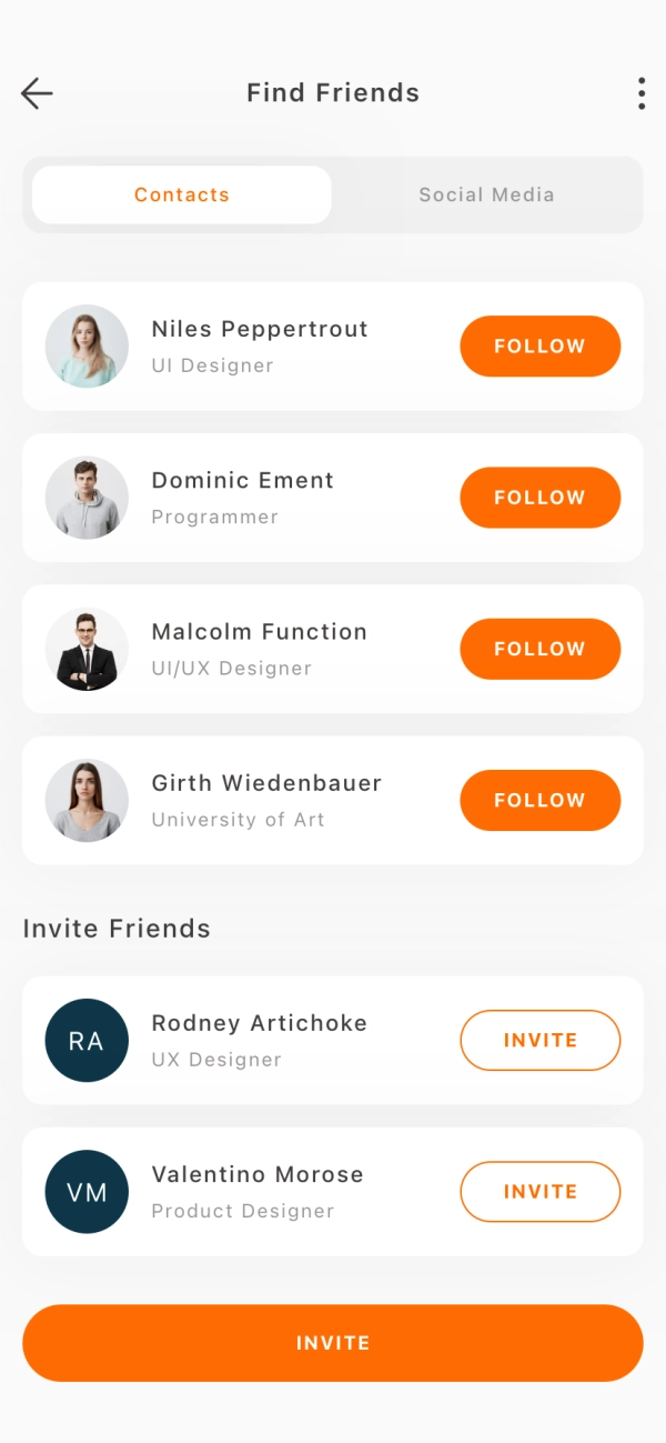 Meetup Mobile App UI Kit - Screenshot 3