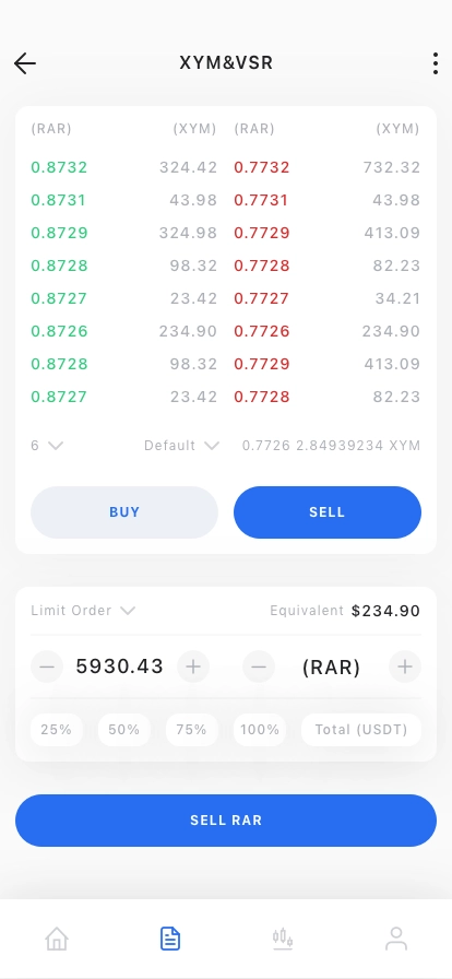 Cryptocurrency Mobile App UI Kit - Screenshot 2