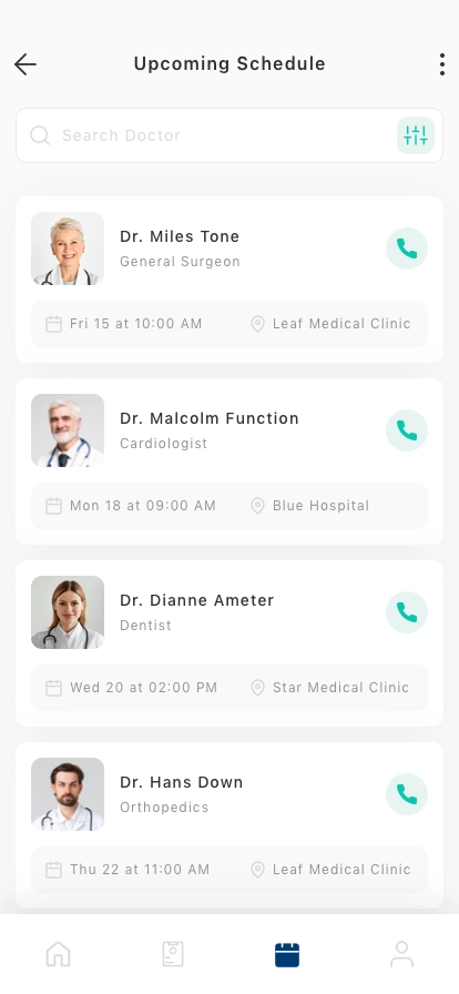 Doctor Appointment Mobile App UI Kit - Screenshot 2