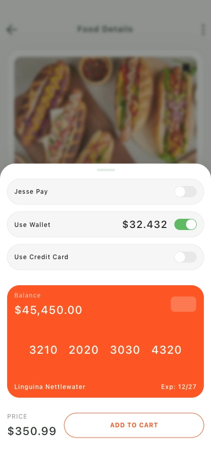 Food Ordering Mobile App UI Kit - Screenshot 5