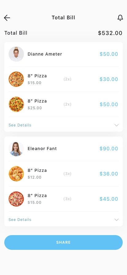 Payment Splitting Mobile App UI Kit - Screenshot 5