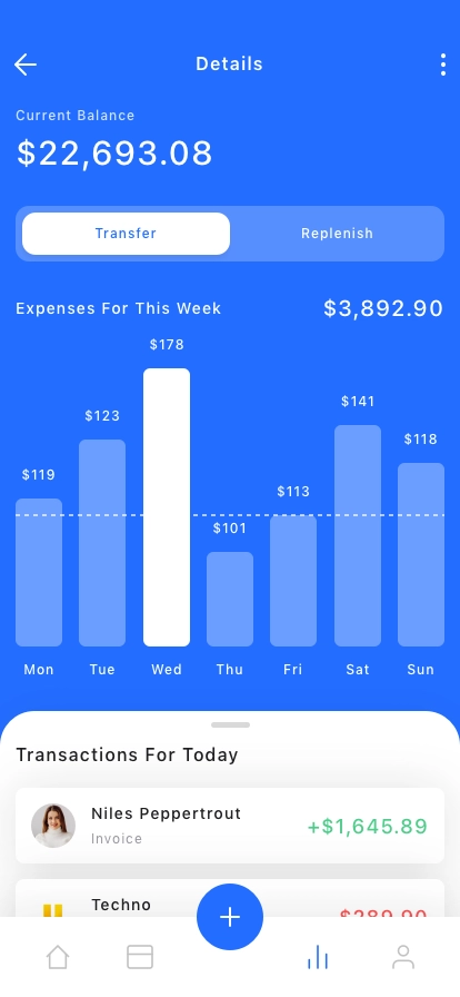 Financial Mobile App UI Kit - Screenshot 2