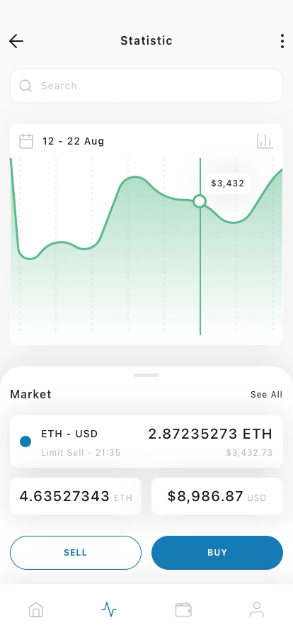 Crypto Exchange Mobile App UI Kit - Screenshot 2
