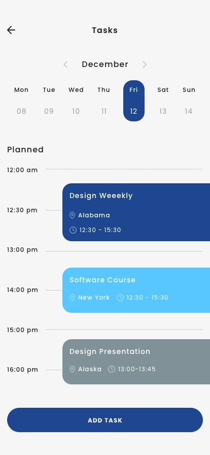 AI Work Planner Mobile App UI Kit - Screenshot 4