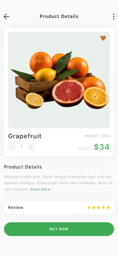Grocery Store Mobile App UI Kit - Screenshot 5