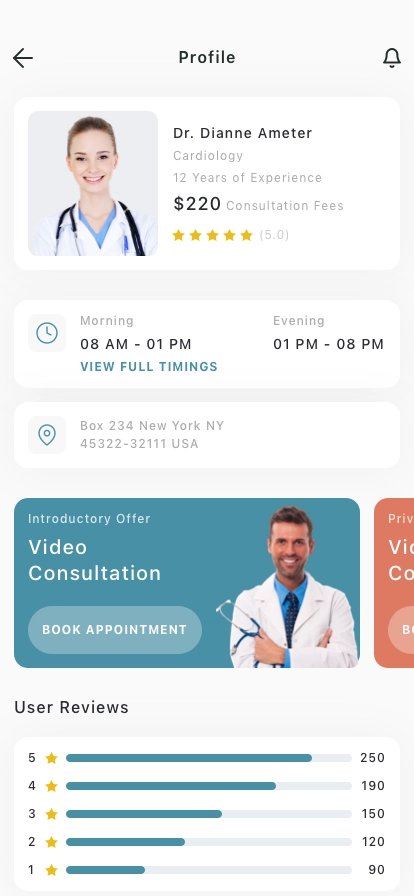 Healthcare Mobile App UI Kit - Screenshot 4