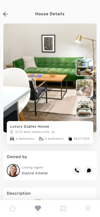 Property Finder Mobile App UI Kit - Screenshot 5