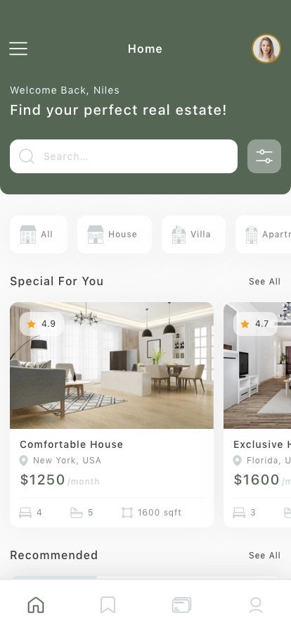 Real Estate Mobile App UI Kit - Screenshot 1