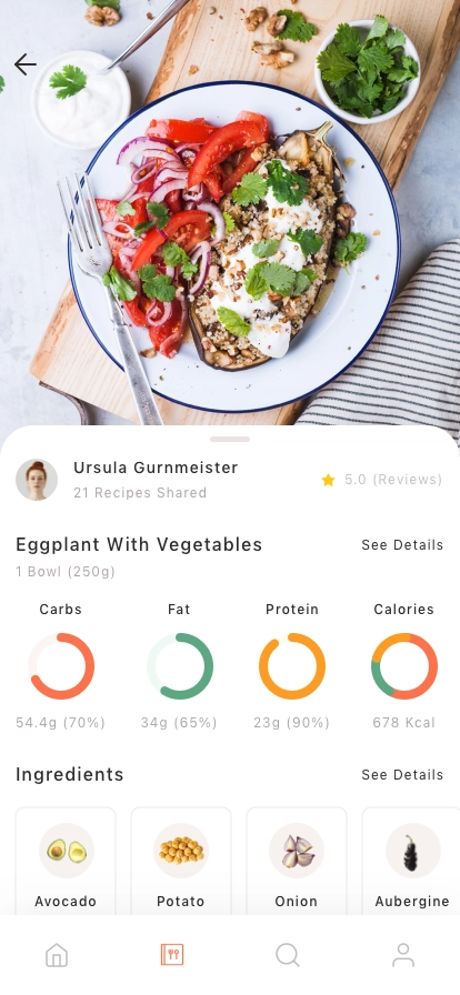 Food Service Mobile App UI Kit - Screenshot 5