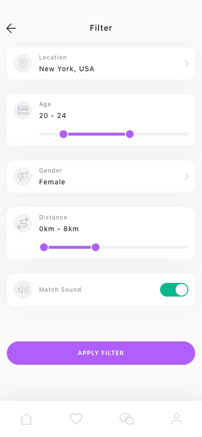 Dating & Social Mobile App UI Kit - Screenshot 4