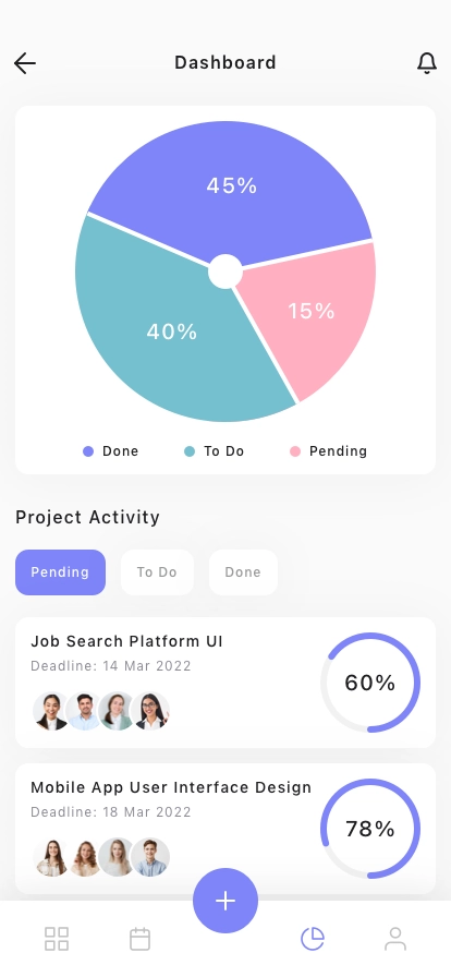 Task & ToDo List Mobile App UI Kit - Screenshot 4