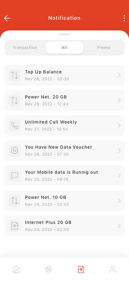 Phone Provider Mobile App UI Kit - Screenshot 2
