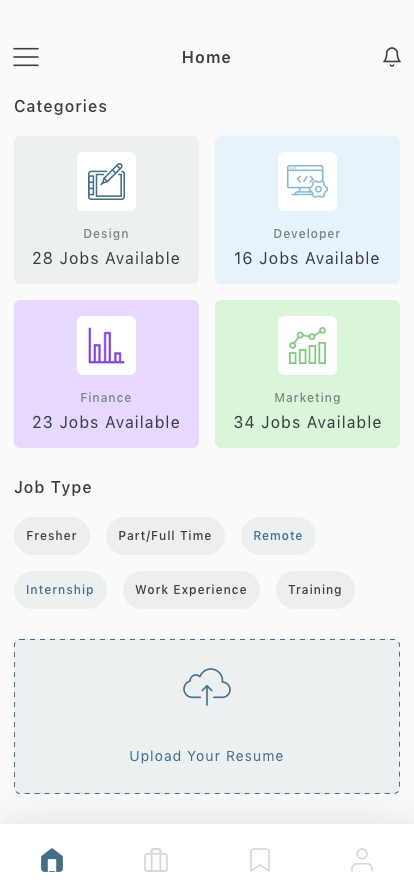 Career Finder Mobile App UI Kit - Screenshot 5