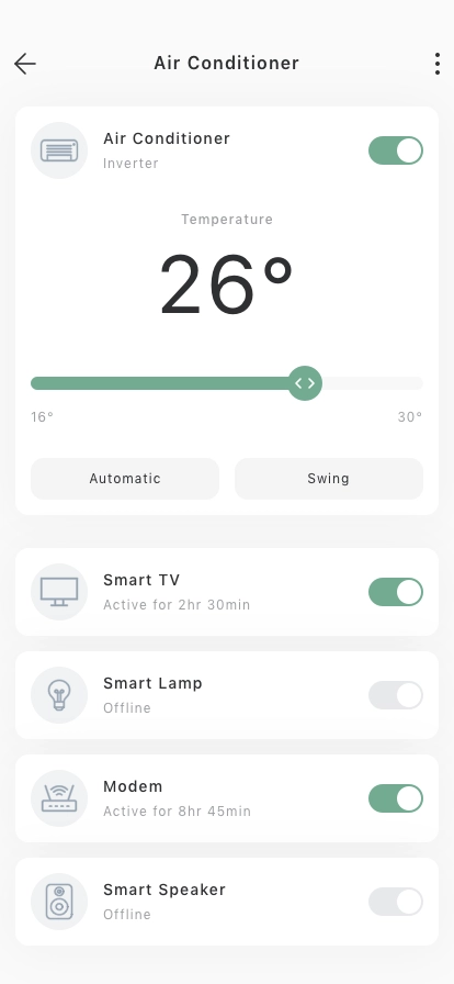 Smart Home Mobile App UI Kit - Screenshot 2
