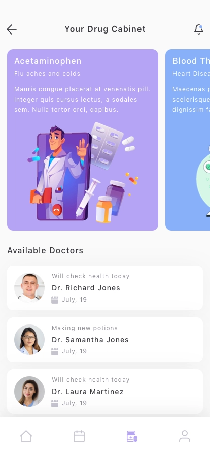 AI Medicine Reminder Mobile App UI Kit - Screenshot 2