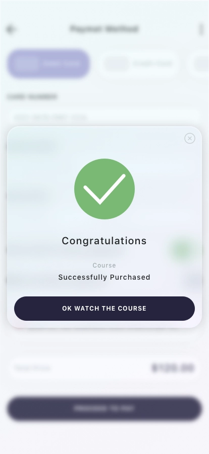 Online Learning Mobile App UI Kit - Screenshot 5