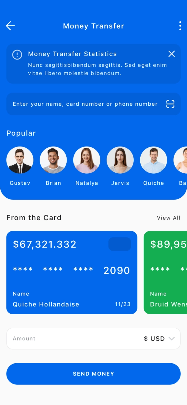 Banking Mobile App UI Kit - Screenshot 2