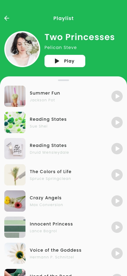 Music Player & Streaming Mobile App UI Kit - Screenshot 5