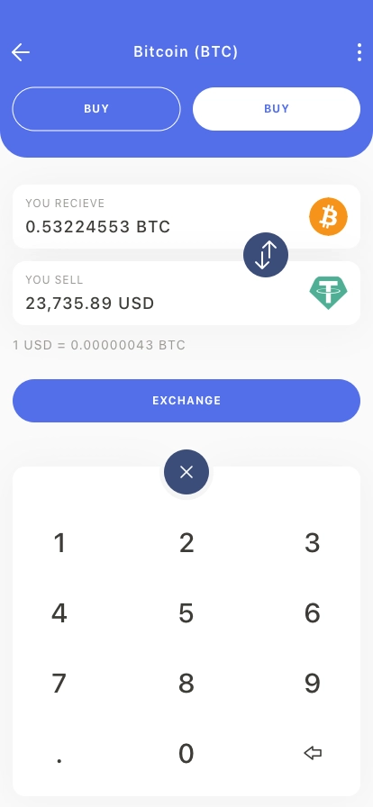 Cryptocurrency Mobile App UI Kit - Screenshot 4