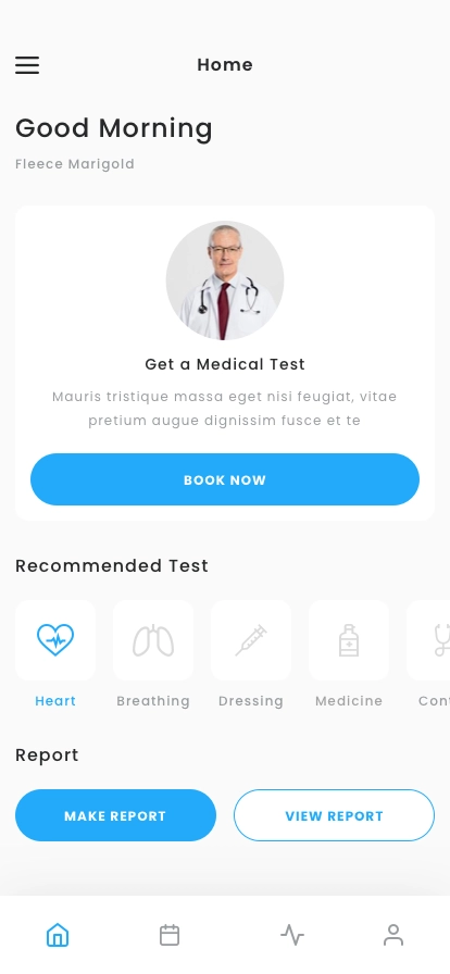 Medical Appointment App UI Kit - Screenshot 1
