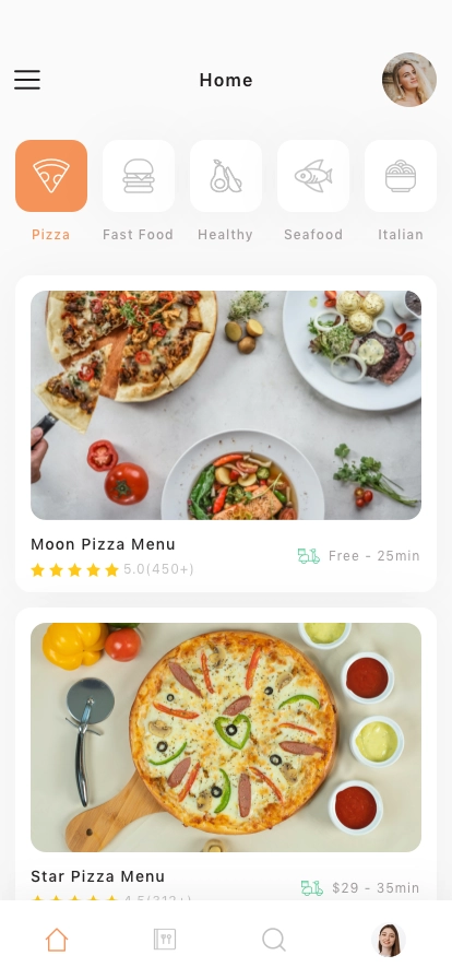 Food Delivery & Ordering Mobile App UI Kit - Screenshot 3