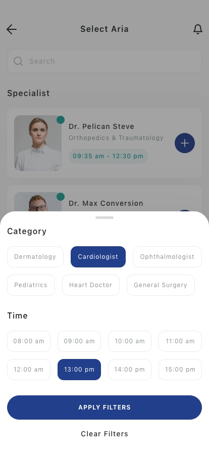 Doctor Appointment Mobile App UI Kit - Screenshot 3