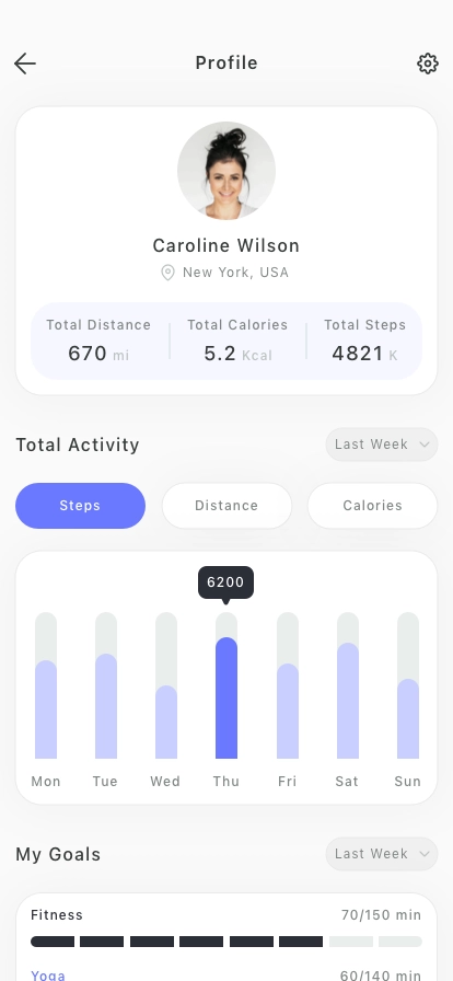 GYM & Workout Mobile App UI Kit - Screenshot 4
